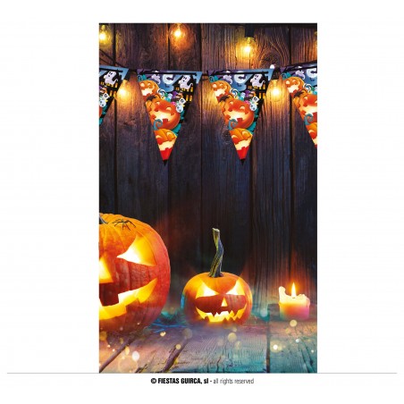 GALLARDETE CALABAZAS 300 CMS 20X30 CM PAPEL